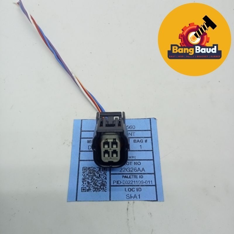 SOKET KABEL DINAMO AMPER PENGISIAN AKI ALTERNATOR HONDA JAZZ FREED BRIO MOBILIO ORI