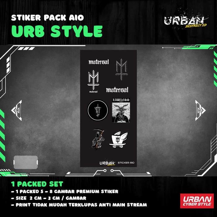 

URB.Style - Stiker Pack Brand Series P1 By Urbanite store