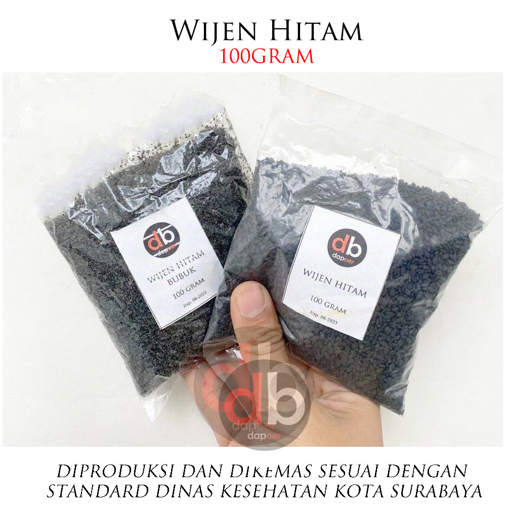 

Black Sesame Seed | Wijen Hitam Bubuk 100gr