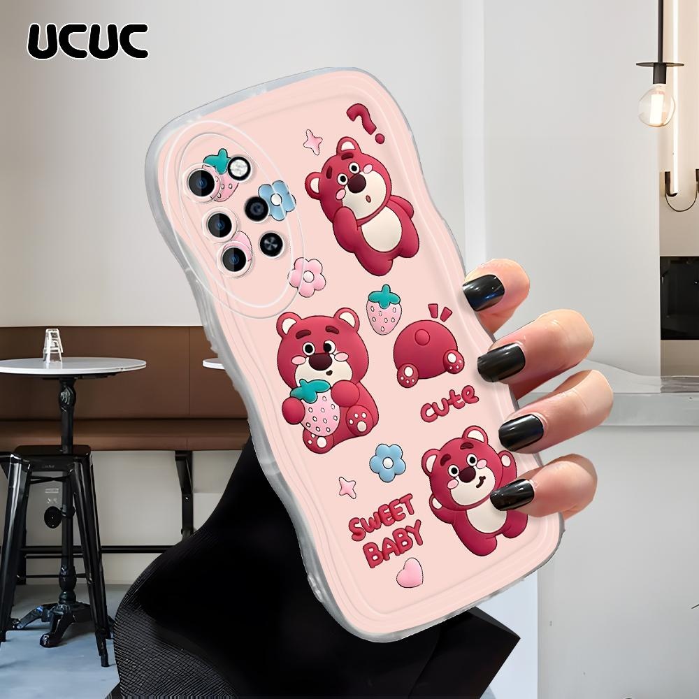UCUC Casing Ponsel Untuk Infinix Note 10 Pro NFC X695 X695D Soft Silicone Cute Pattern Untuk Phone C