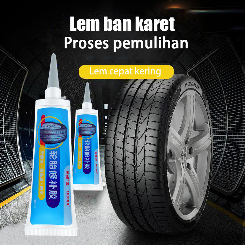 RB Lem perbaikan ban mobil 30ml lem ban luar mobil sobek lem tambal ban tubeless karet tambal ban