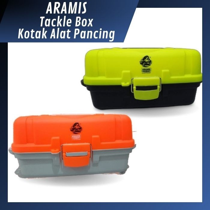 Tackle Box 6200 Aramis Kotak Alat Perkakas Mancing 3 Tingkat - Hijau