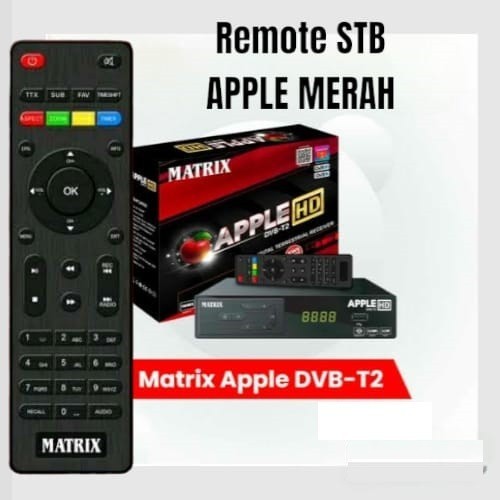 NEW HD [PALING LARIS] DIJAMIN TANPA SETTING- REMOTE REMOTE RECEIVER SET TOP BOX APPLE/ PARABOLA STB 