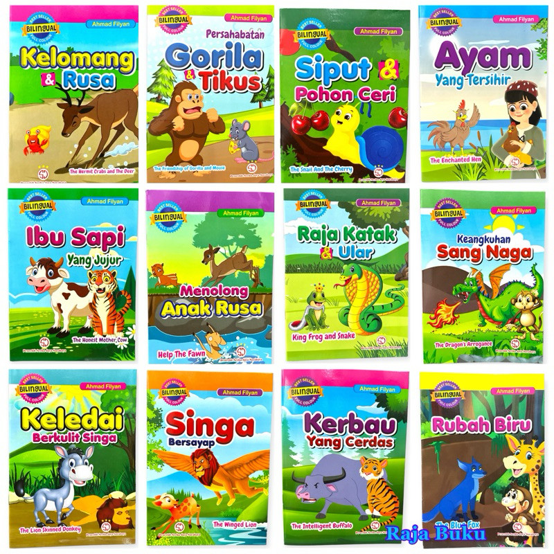 

Buku Dongeng Fabel Billingual Buku Cerita Anak Penerbit Serba Jaya Full Colour
