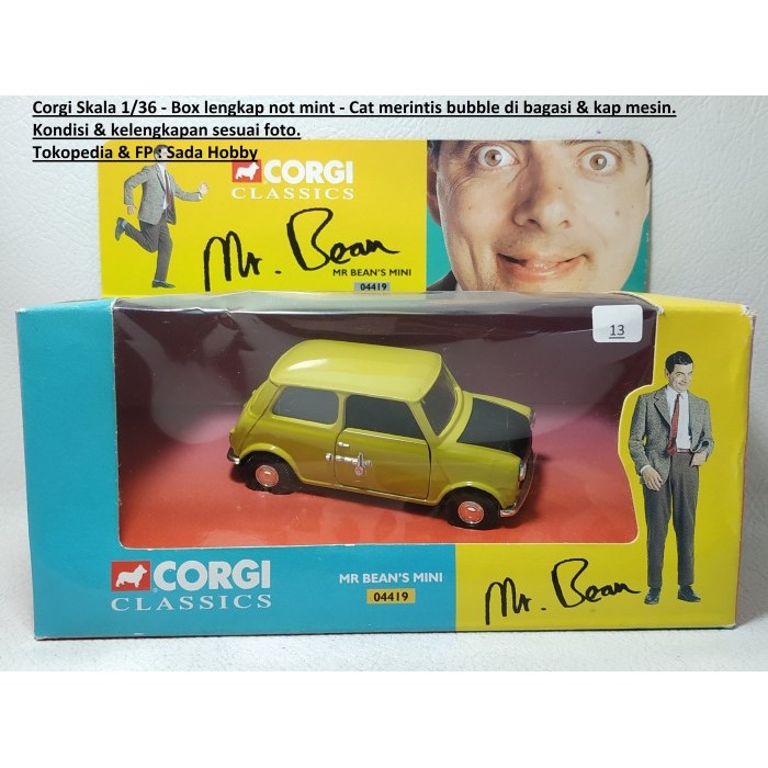 KMS99 KMS99 Corgi 1/36 04419 Mr Bean Mini Morris Mini Cooper