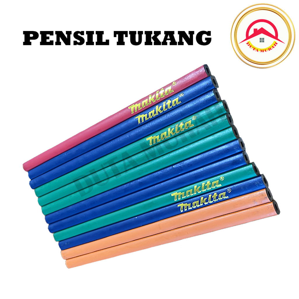 

Pinsil Tukang Makita Pensil Kayu Bangunan wayshope