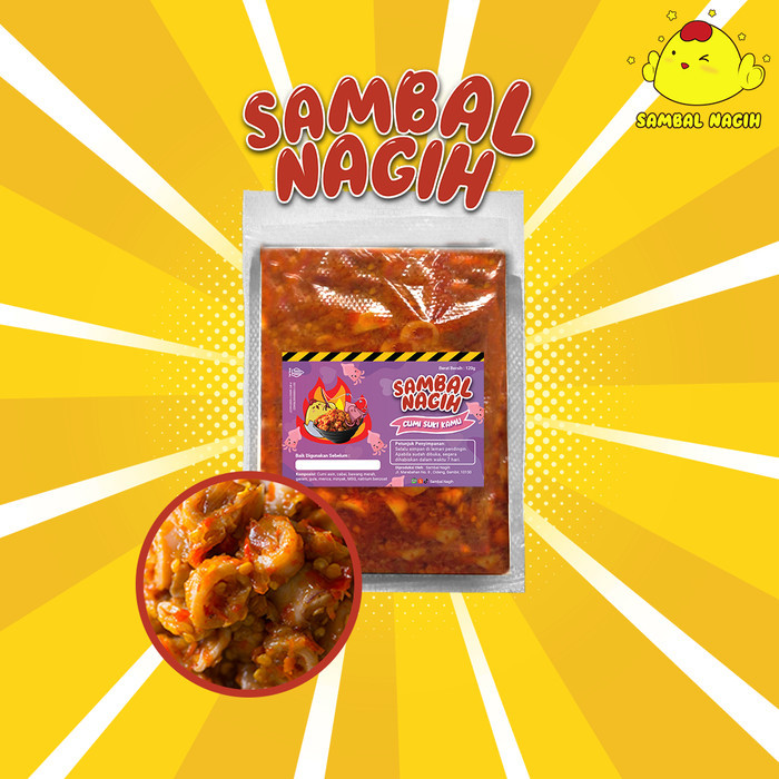 

[New]Promo Sambal Nagih - Sambal Cumi Suki Kamu - Cumi Sachet