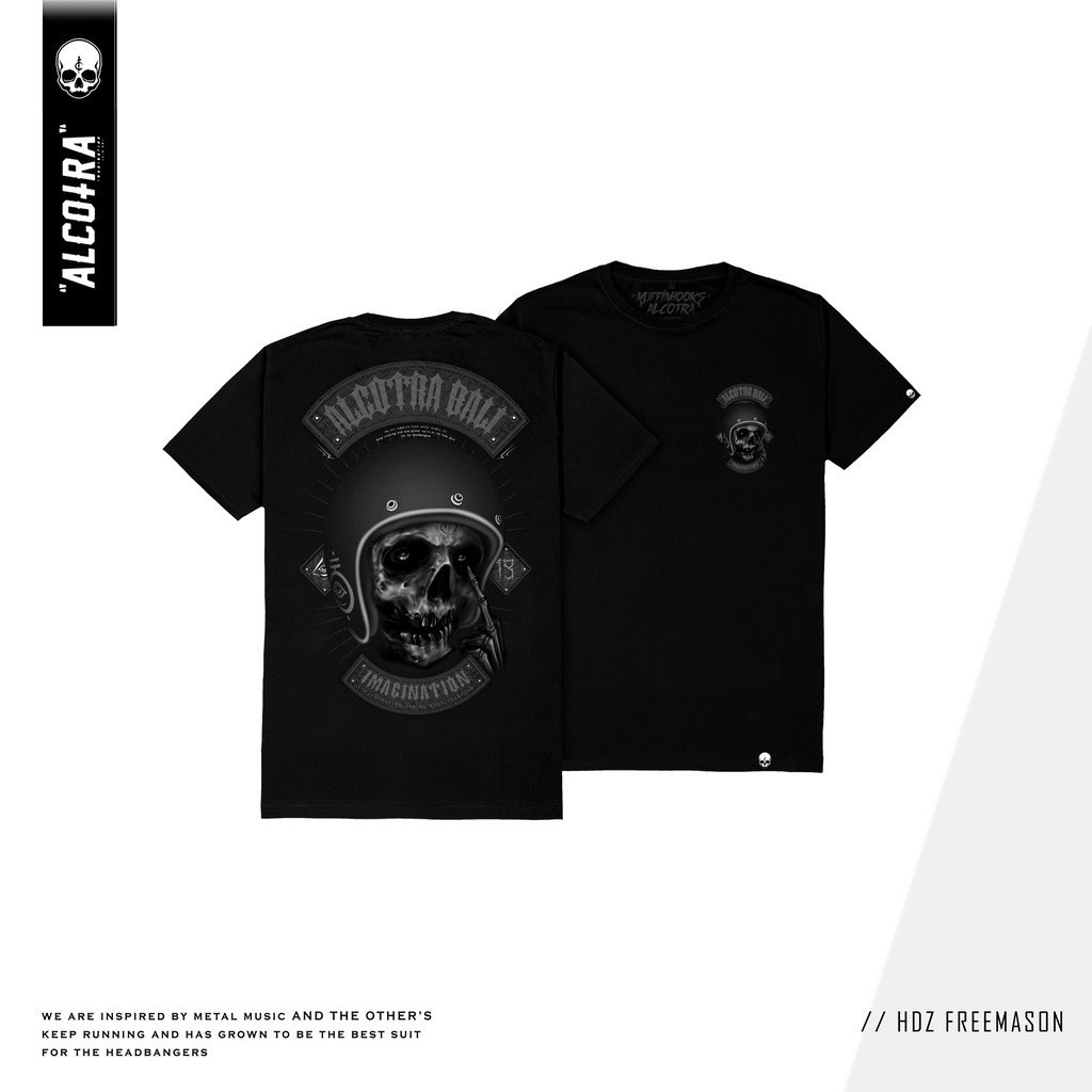 ALCOTRA BAJU KAOS // SKULL F // T-SHIRT SKULL FUCK ALCOTRA // KAOS ALCOTRA