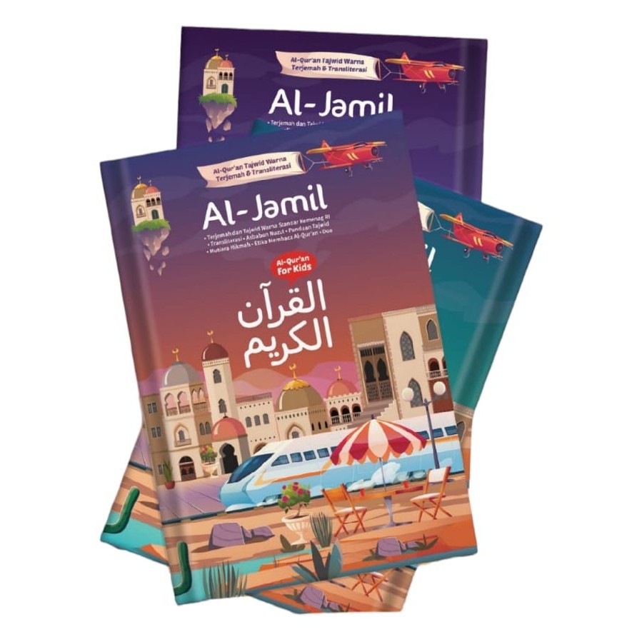 Alquran Al Jamil A5 For Kids Terjemahan Tajwid Berwarna & Latin Per ayat Al Quran Anak Ukuran Sedang