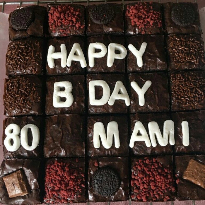 

[Baked by V] Fudgy Brownies Panggang Coklat Large