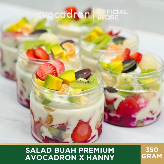 SALAD BUAH PREMIUM AVOCADRON X HANNY - 2 CUP