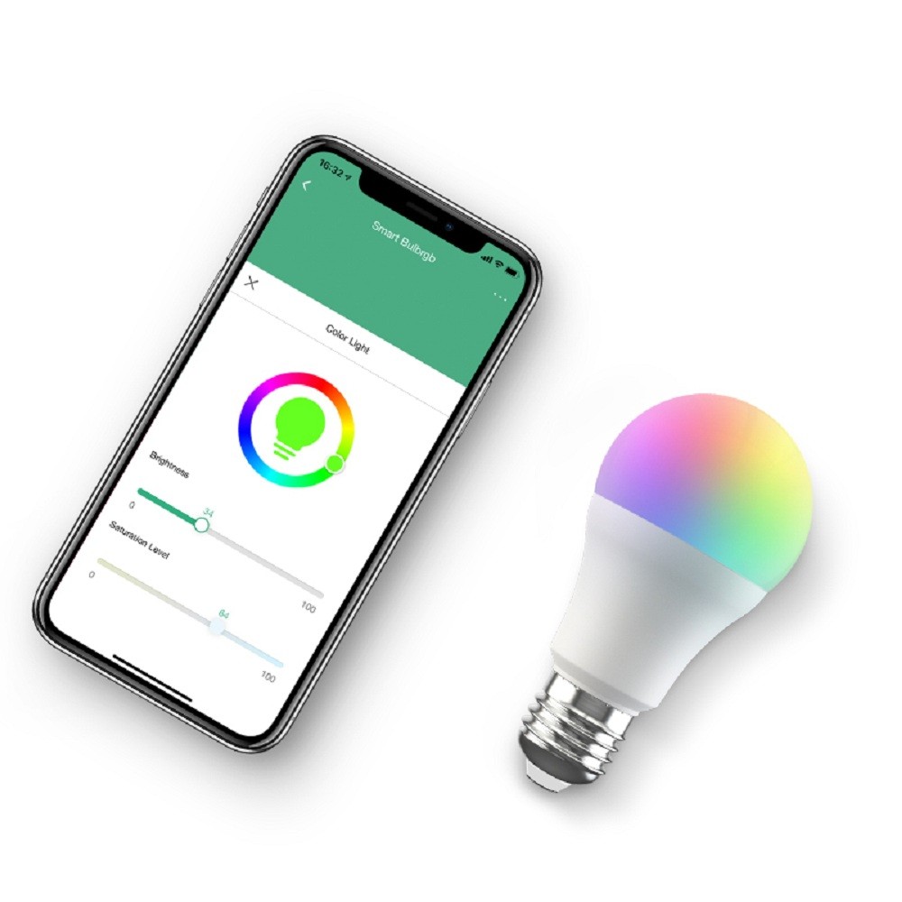 LB27 Smart Bulb  Wifi Efficiency Controlled Led Colorful Smart LED Dimmable Light Bulb with  Alexa G