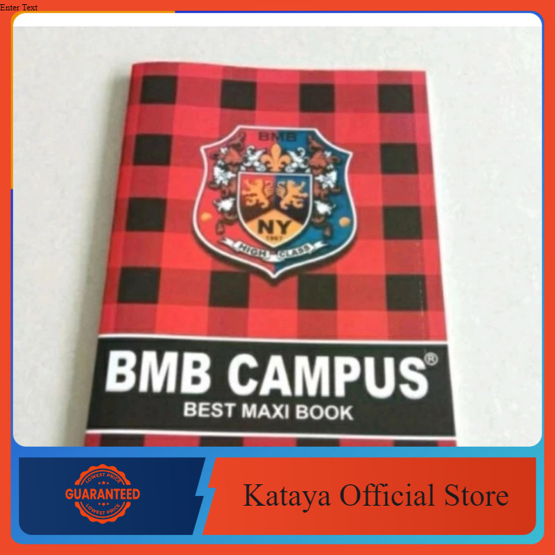 BUKU TULIS BMB CAMPUS 50 LBR - ISI 10 BUKU