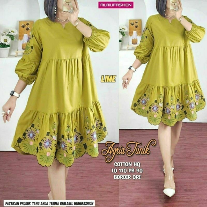 RATI - Agria Tunik Levino Tunic Enzy Radina Tunik Spicy Tunik Yanita Tunic Azelo Tunik Katun Bordir