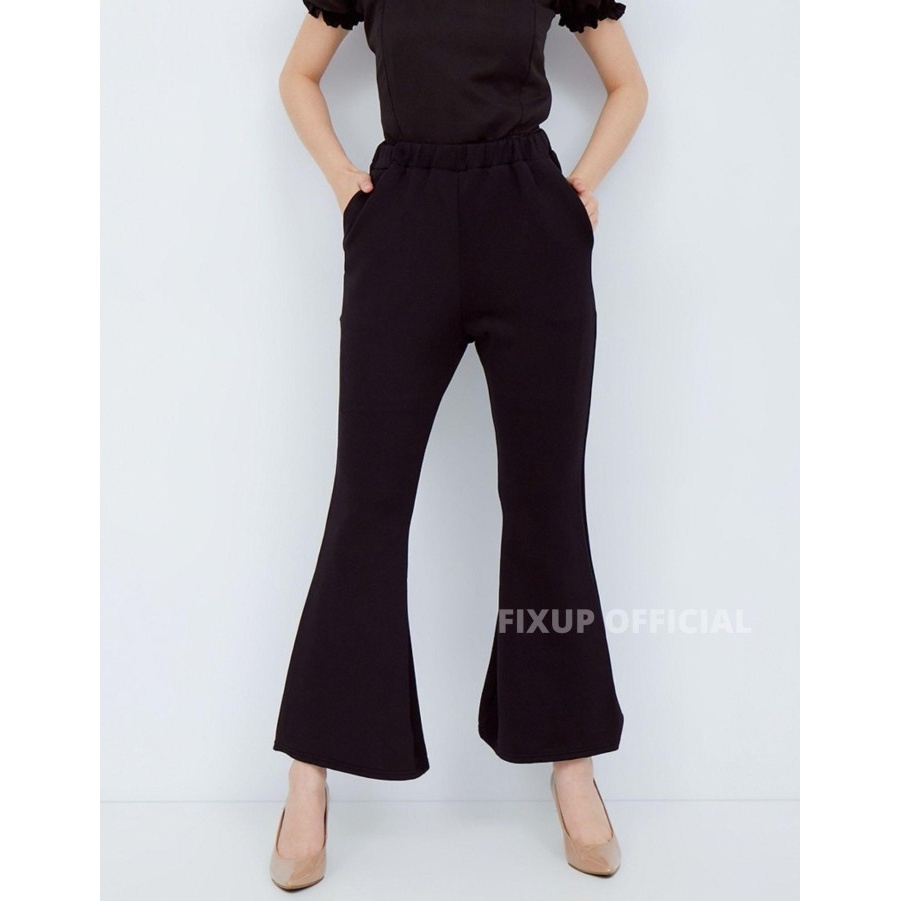 MURAH✨ - S - XXXL CELANA PANJANG WANITA CELANA CUTBRAY JUMBO KULOT WANITA MURAH - Putih BW, XS-M