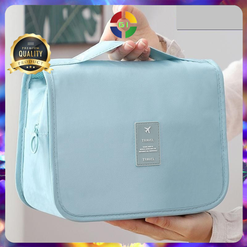 (GI) Tas Pouch Make Up Kosmetik Besar Muat Banyak Aesthetic