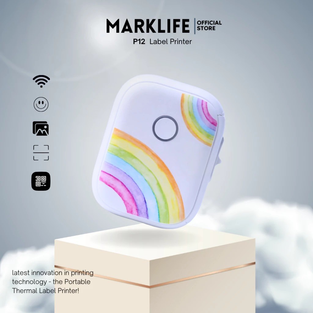 

Marklife P12 Printer Label Thermal Bluetooth Tanpa Tinta