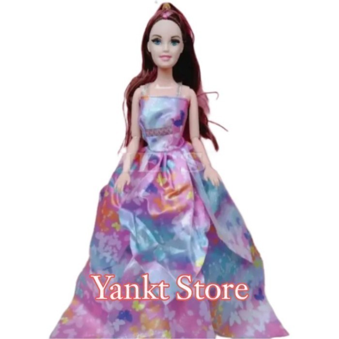 Boneka Tekuk Tekuk Gaun Pesta Boneka cantik