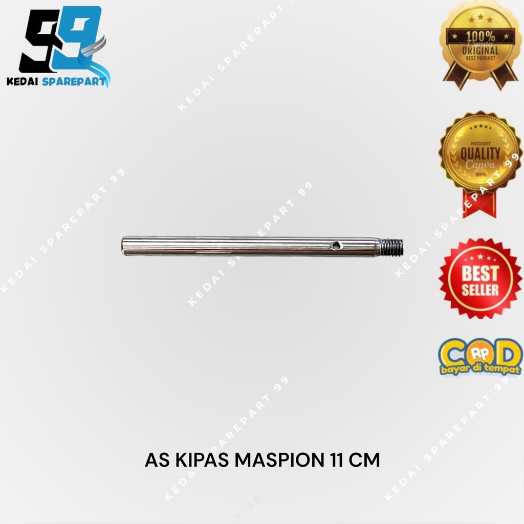 AS KIPAS ANGIN MODEL MASPION 9" PANJANG 10,8CM DIAMETER 8MM MURAH GROSIR KUAT AWET
