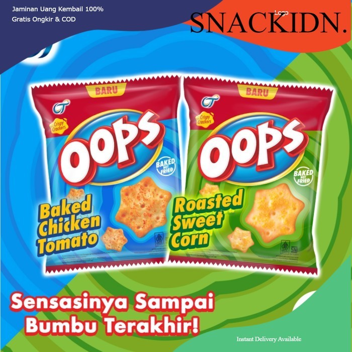 

OOPS Star Crispy Crackers 40 Gram SATUAN