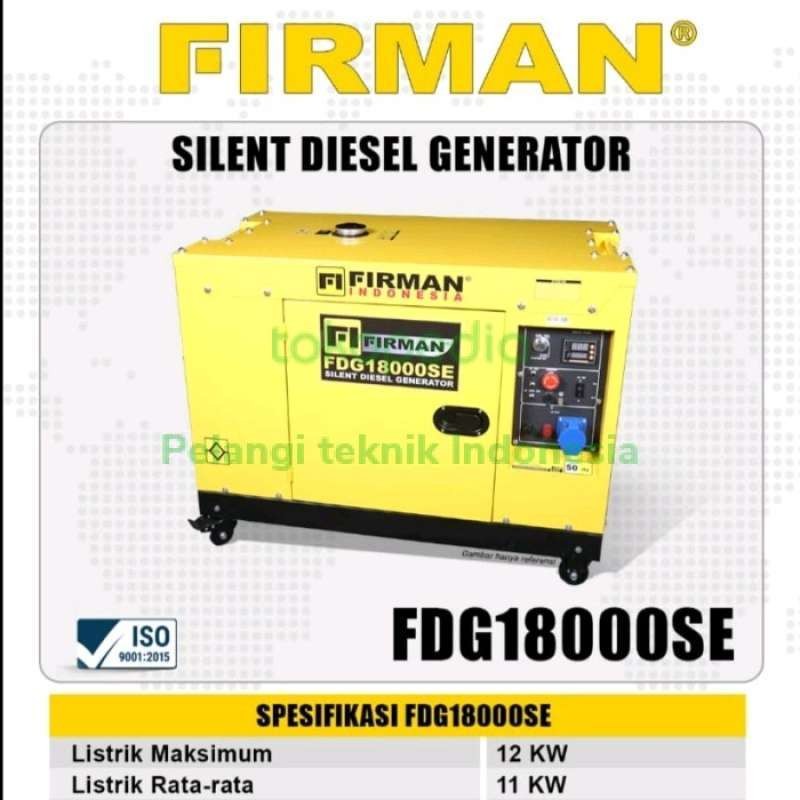 Genset Firman DIesel 12 FDG18000SSE