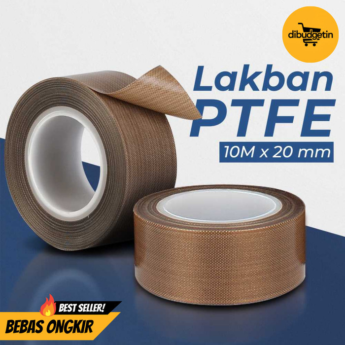

Tape Lakban PTFE Heat High Temperature Adhesive Insulation 10M - TF10M
