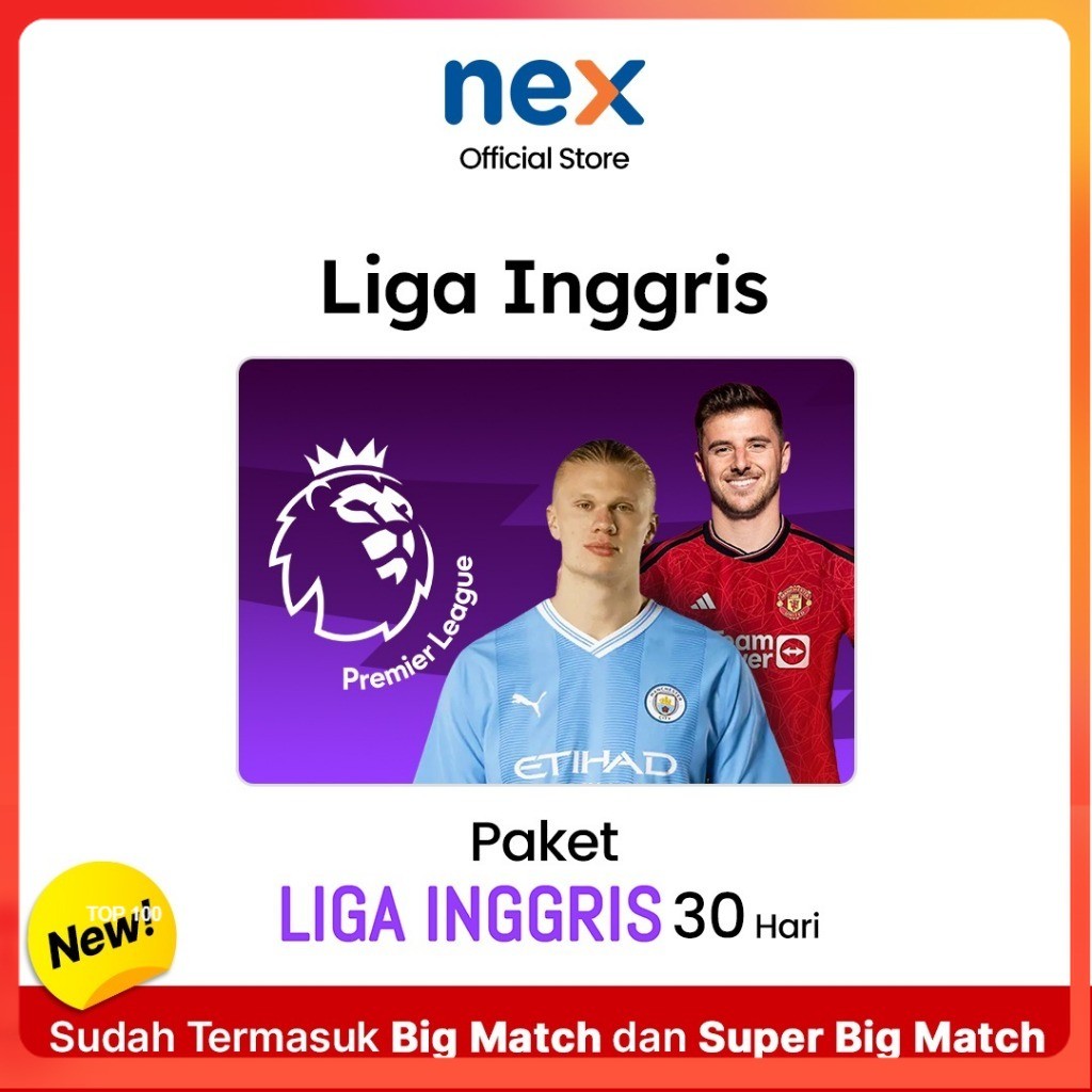 Nex Parabola Paket Liga Inggris 30 Hari