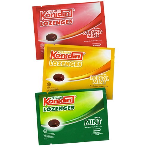 

Permen Konidin Lozenges HERBAL MINT isi 6 butir BP
