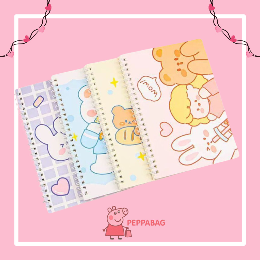 

Buku Tulis / Notebook A5 Ring Sanrio Melody Kuromi Cinnamonroll isi 60 lembar - ES0244