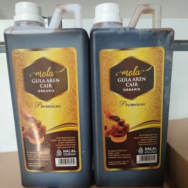 

GULA AREN CAIR ORGANIK 1 LITER PREMIUM - MOLA GULA AREN CAIR 1 LITER