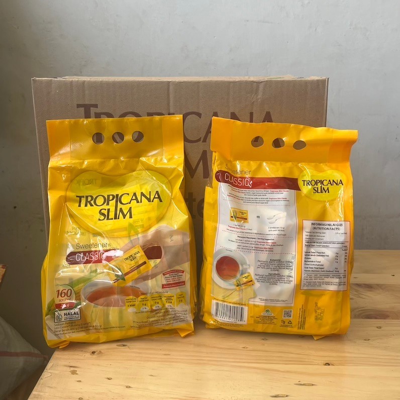 

Gula Diet Tropicana Slim CLASSIC Box 160 Sachet Jaga Dan Kontrol Kadar Gula Darah