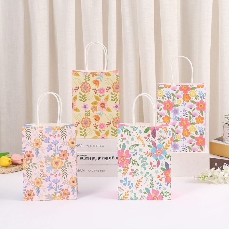 

Paper Bag Tas Kado Motif Gambar Bunga Bunga Goodie Bag Souvenir Ulang Tahun Ultah