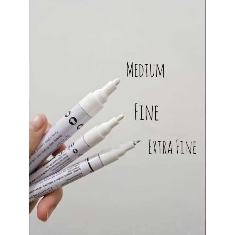 

JAMIN MURAH !!!spidol paint marker snowman (12pcs) / spidol putih extra fine tip efwp-12 runcing seperti pulpen(BISA LANGSUNG ORDER)