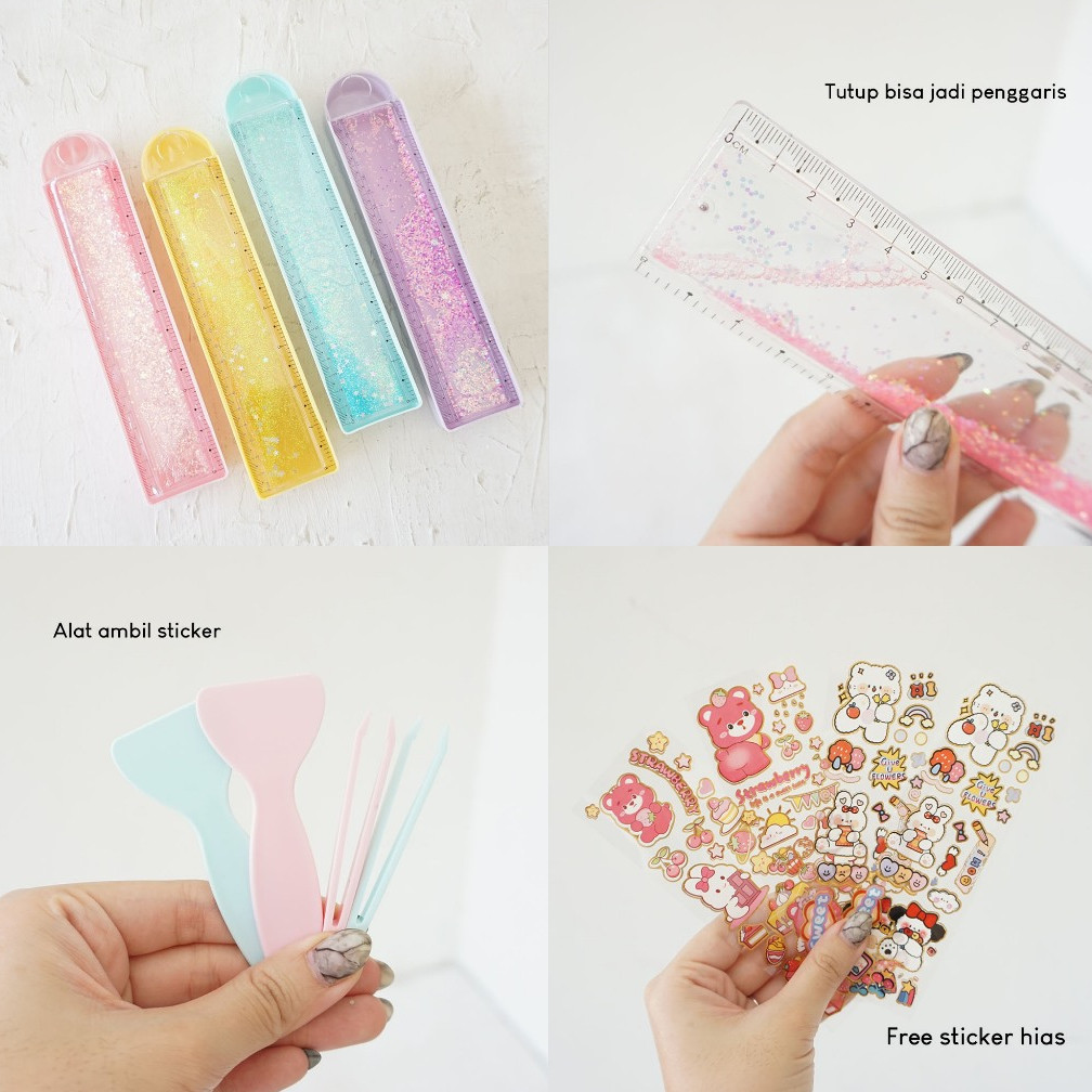 

PENCIL CASE KECIL / TEMPAT PENSIL / KOTAK PENSIL STICKER SLIDE