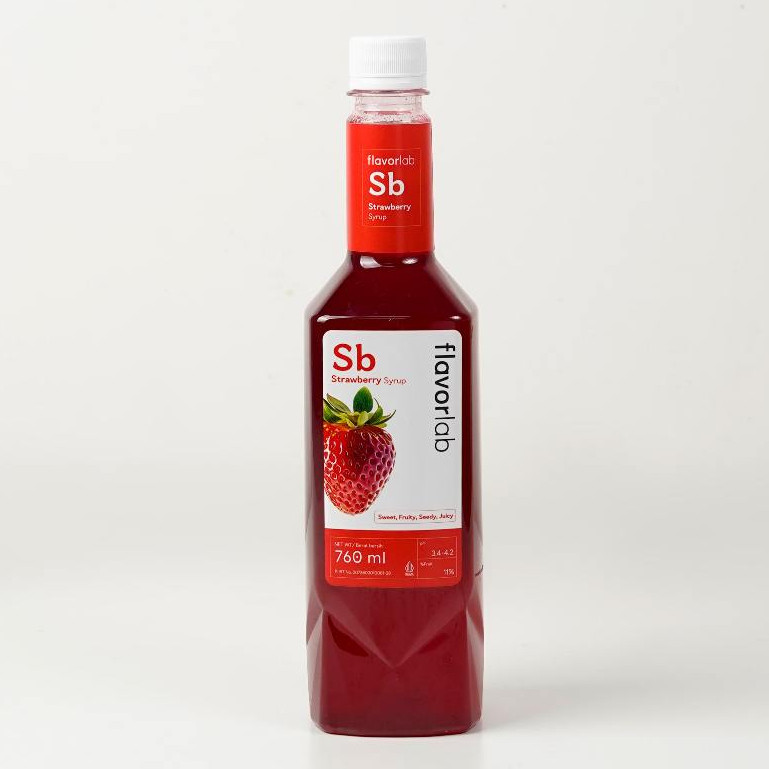 

new sale Flavorlab Strawberry Syrup 760ml