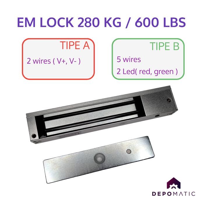 

Promo Electromagnetic EM Magnetic Door Lock Mlock 600 Lbs 280 Kg Polos - TIPE A Terlaris