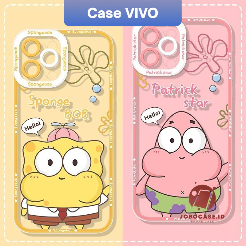 Case Vivo Premium Spongebob and Patrick Vivo Y30 Y100 Y17 Y12 Y20 Y12i Y35 Y22 Y11 Y15 Y12s Y15s Y36
