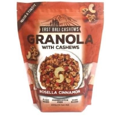 

East Bali Cashews Granola ROSELLA CINNAMON 400 gr