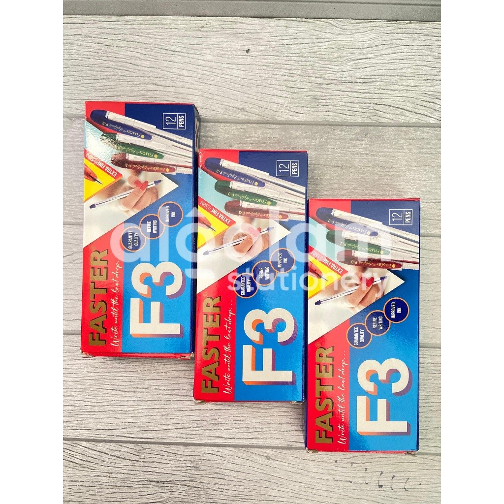 

ECER ( 1 PCS ) Bolpen Faster F3 0.5 mm Pulpen Faster F3 0.5mm lengkap