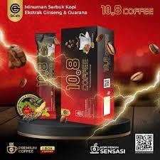 

10.8 coffe 1 BOX ISI 4 SACHET original kopi minuman serbuk sama dengan kopi dynamic