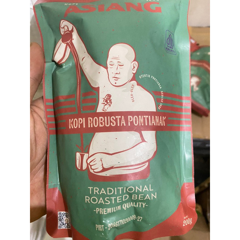 

JAMIN MURAH !!!BIJI KOPI WARKOP ASIANG KHAS PONTIANAK KOPI ASIANG KOPI LEGENDARIS KHUNTIEN KOPI ROBUSTA 200Gram(BISA LANGSUNG ORDER)