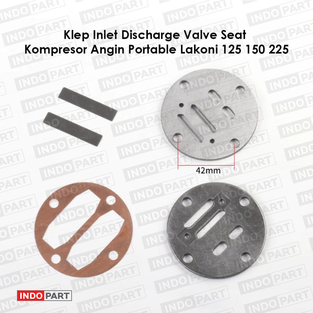 Klep Inlet Discharge Valve Seat Kompresor Angin Portable Lakoni 125 150 225