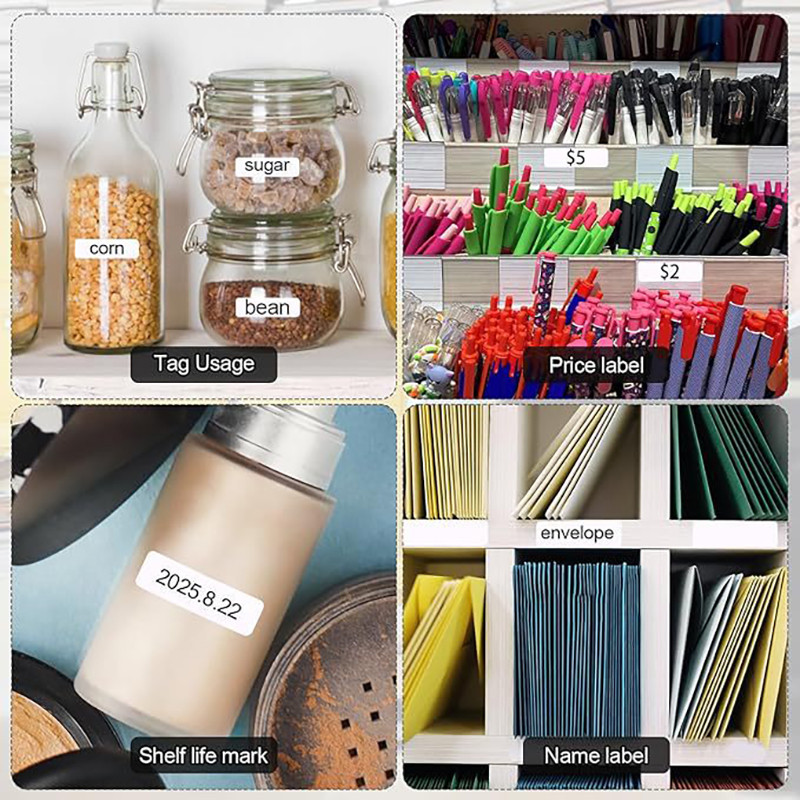 

1/3Pcs Portable Colorful Transparent Label Paper Mini Sticker Waterproof Label Stickers Adhesive Label Office Supplies Gifts