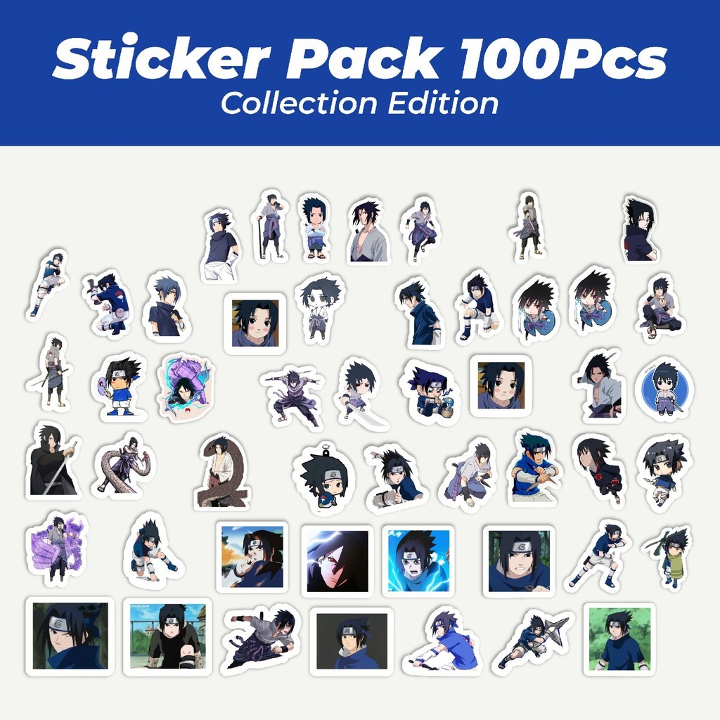 

Hot Stiker Anime Uchiha Sasuke Lucu Anti Air Stikers Berperekat Waterproof Sticker Decal Buat Motor Helm Buku Journal Koper Casing HP Laptop Botol Minum