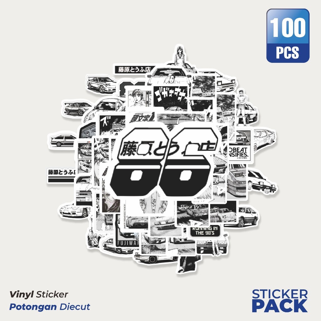 

Stiker Vinyl Stiker Mobil INTD 2 Hiasan Waterproof Aesthetic- Untuk Laptop, Motor, dan Helm - Paper Stationery Pack