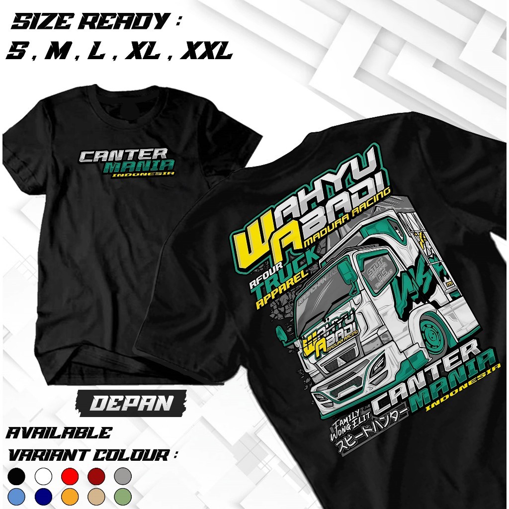 BAJU KAOS ATASAN TRUCK WAHYU ABADI - BAJU KAOS TRUK OLENG - KAOS TERLARIS - KAOS KEREN - KAOS TEBARU