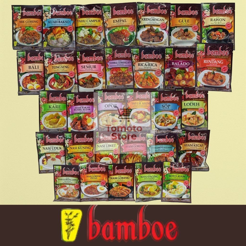 

TOMOTOSTORE BAMBOE Bumbu Dapur Instan Spices - Bumbu Masak