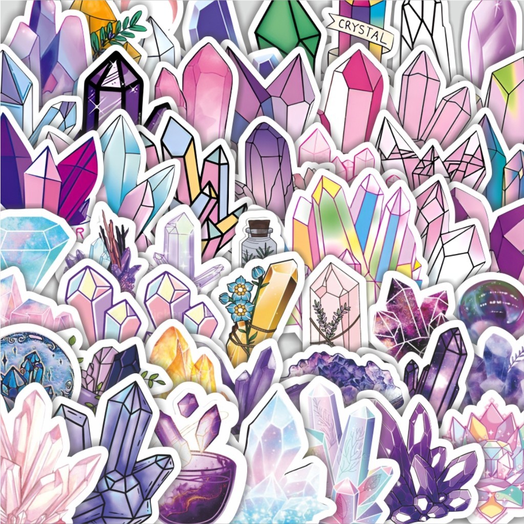 

Stiker Cutting Pack Stiker Crystal Graffiti Isi 100Pcs Series Aesthetic Lucu Keren Untuk Koper Bahan Vynil