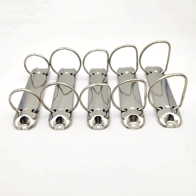 

2 Rings Binder Clips O / D Shape 30-38mm Metal Loose-Leaf 2-Hole Spiral File Folder Album Diary Clips Notebook Stationery