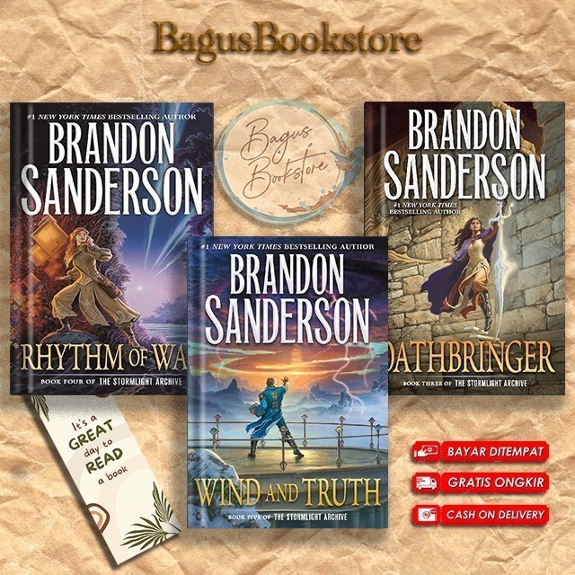The Stormlight Archive (5 book series)  Wind and Truth | The Way of Kings | Oathbringer by Brandon S